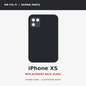 Illustrative iPhone XS back glass, actual part not yet received