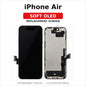 iPhone Air Soft OLED replacement screen, individual labeled illustration, not exact-part photo